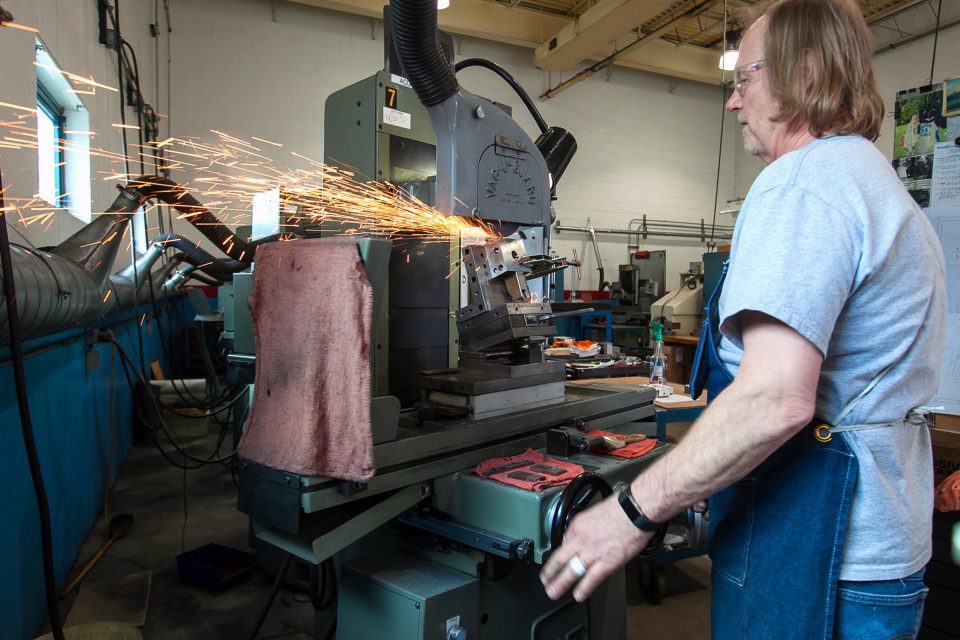 Rich Kemp, mold maker