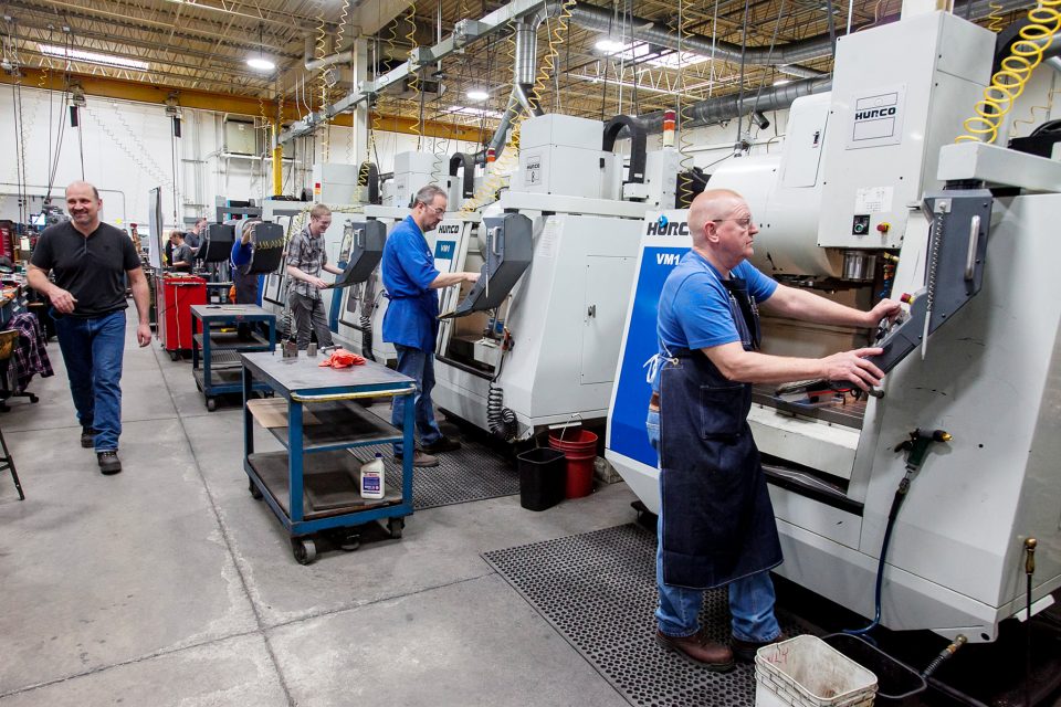 Mold makers, steel cutting